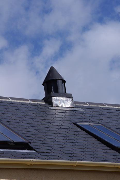 Roof cowl after renovation