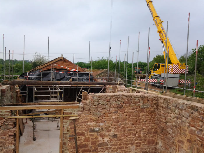 Partition walls during renovation