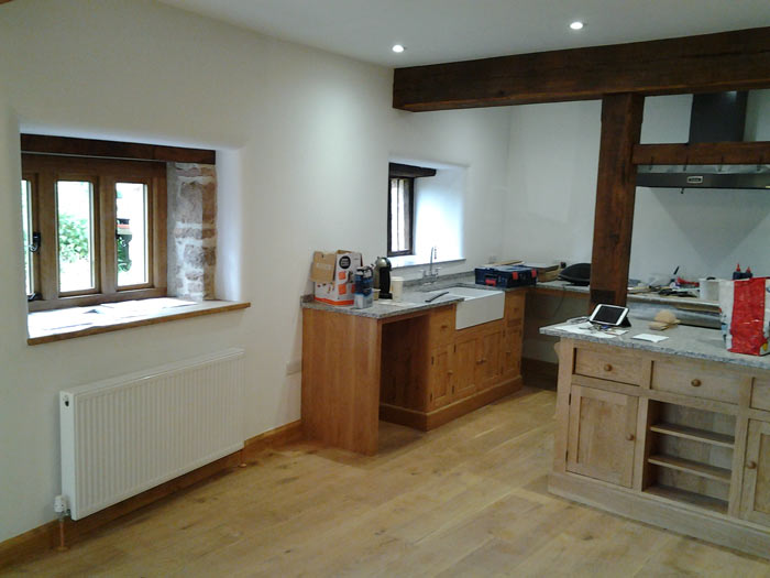 Bespoke refitted kitchen