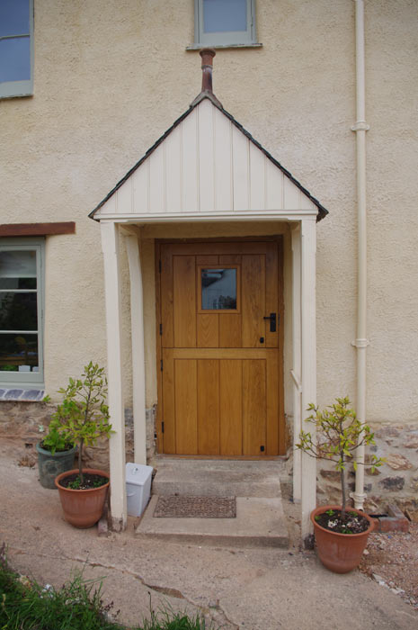 Front door after renovation
