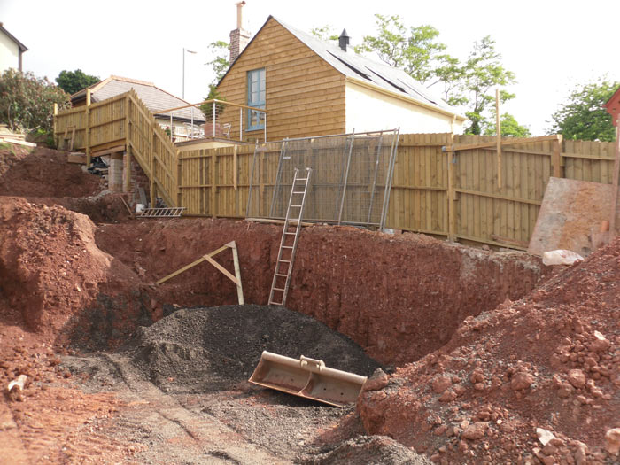 Site preparation for new build